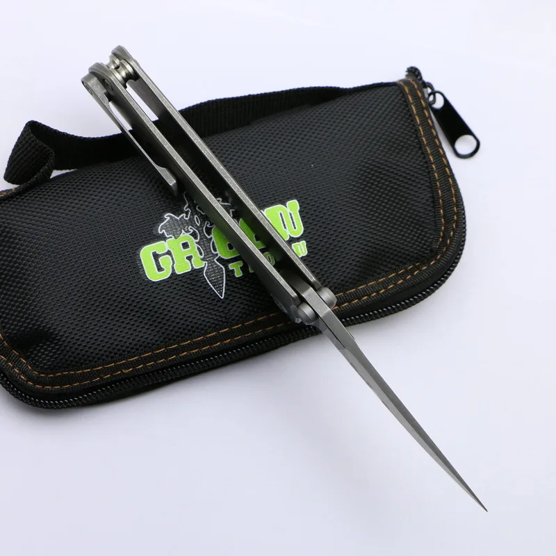 Складной нож Green thorn SBKF лезвие M390 титановый ручной для мытья камня походный