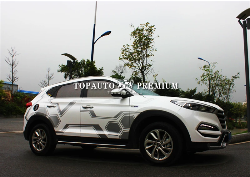 Используется для hyundai new tucson Window Louver2018 год PP пластик солнцезащитный козырек заднего стекла украшение автомобиля переоборудование