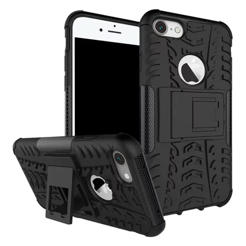 Для iPhone 7 чехол для 8 Plus плюс Футляр PC Мягкие TPU гибридный Броня противоударный