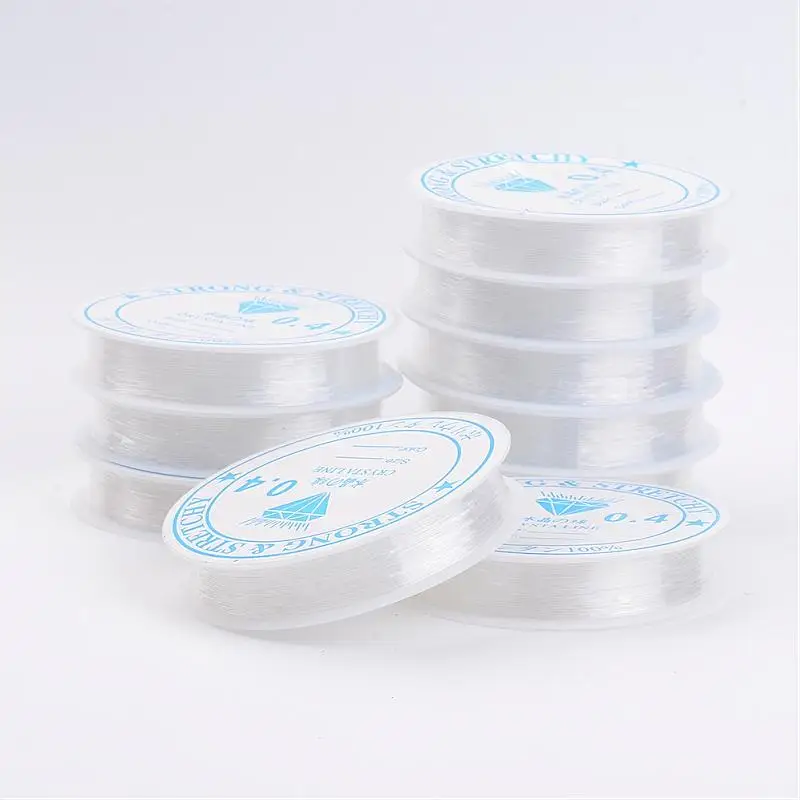

Jewelry Findings Crystal Thread Clear, Size: about 0.4mm thick, 10m/roll