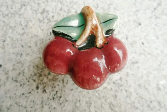 Ручки шкафа Вишневый шкаф ручки для комода керамические милые дети девушки