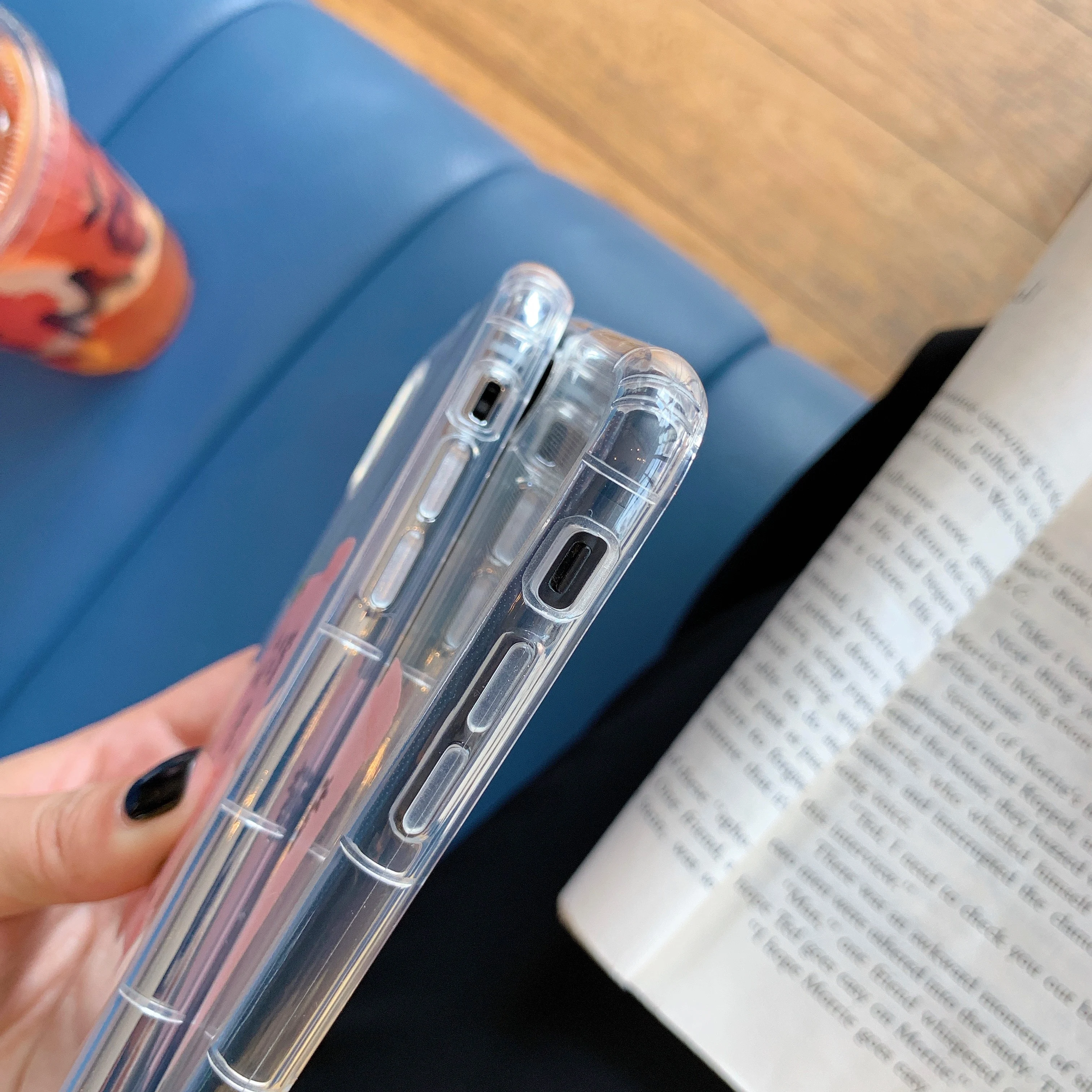 Clear Chinese Letters Phone Case For iPhone 7 8 6 6S Plus Woman Cute Transparent TPU Silicone Cover X XS MAX XR Coque |