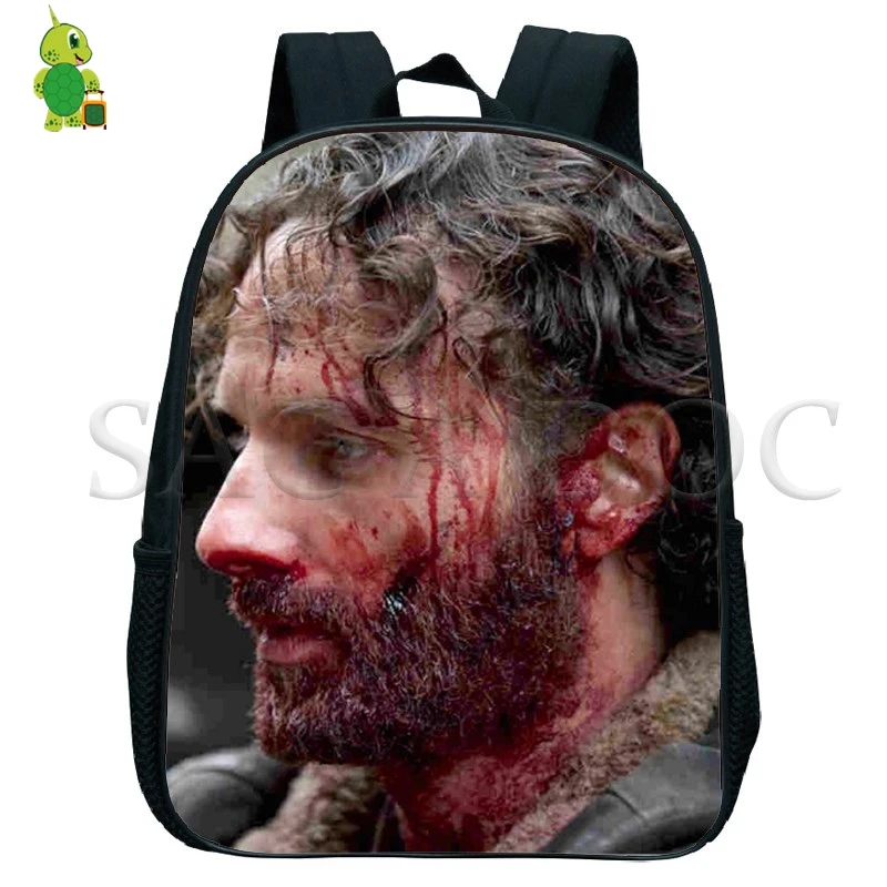 Рюкзак The Walking Dead Rick Grimes детские школьные сумки для мальчиков и девочек рюкзак