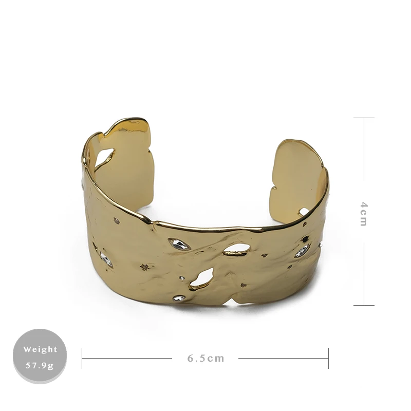 

Amorita boutique Irregular cutout design fashion bangles