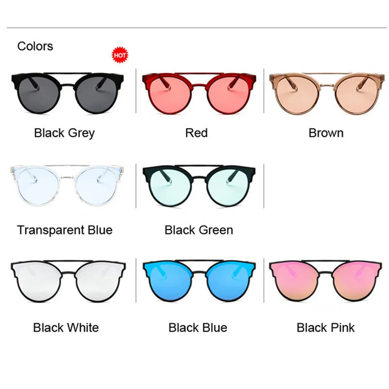 

Luxury Vintage Round Sunglasses Women Brand Designer 2019 Cat Eye Eyeglasses Sun Glasses Men Male Female Ladies UV400