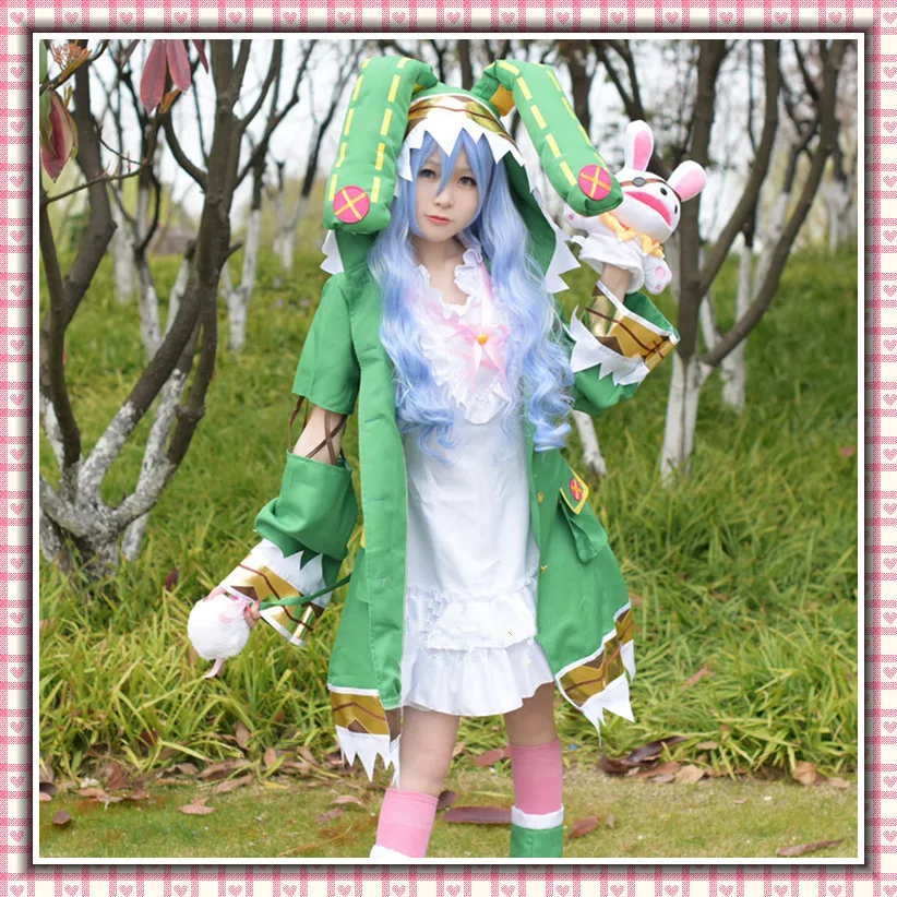 Yoshino Cos Hot DATE A LIVE Аниме косплей костюмы с изображением эльфа женский костюм для