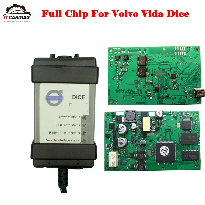 Новинка для Volvo Vida Dice 2014D Автомобильный сканер Vida Dice с полным чипом для Volvo Vida Dice