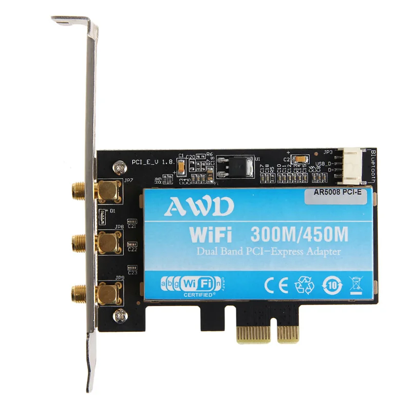 Высококачественный Компьютерный компьютер PCI E X1 X16 300/450M 2 4/5 ГГц двухдиапазонный