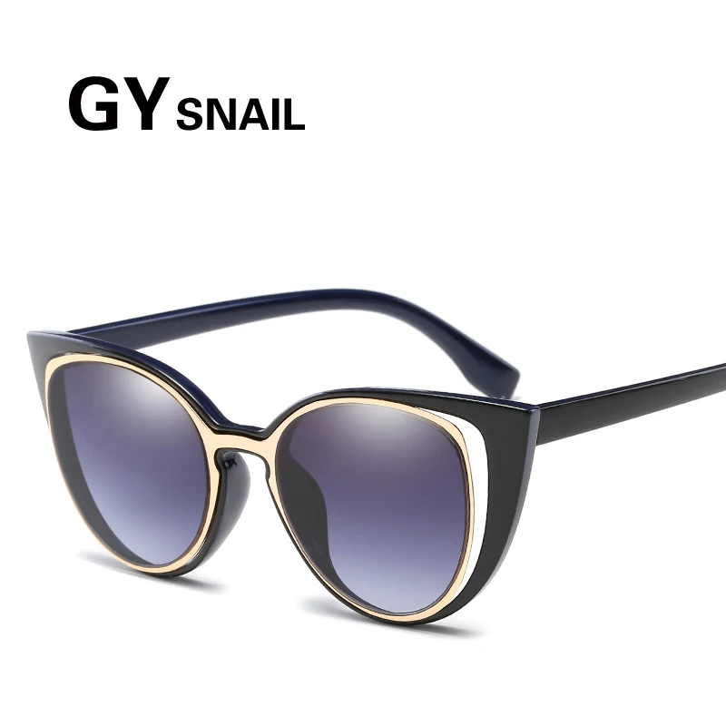 Gysnail Лидер продаж зеркало плоский объектив кошачий глаз Солнцезащитные очки для