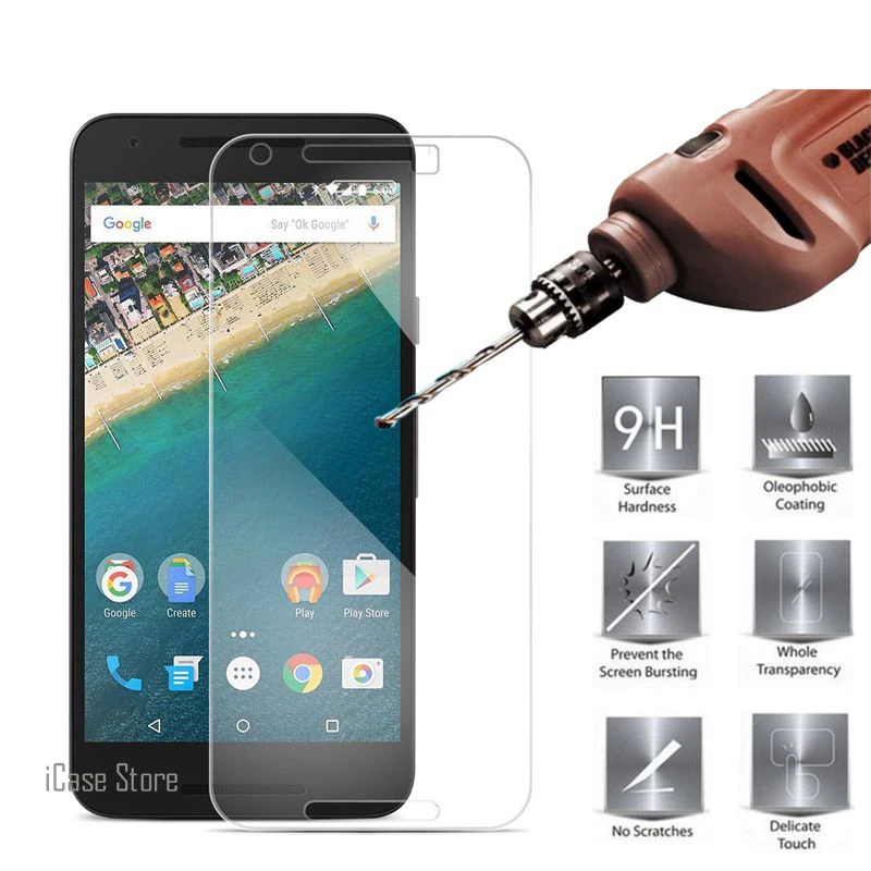 Фото 9 H протектор экрана из закаленного стекла для Google Nexus 6 Verre - купить