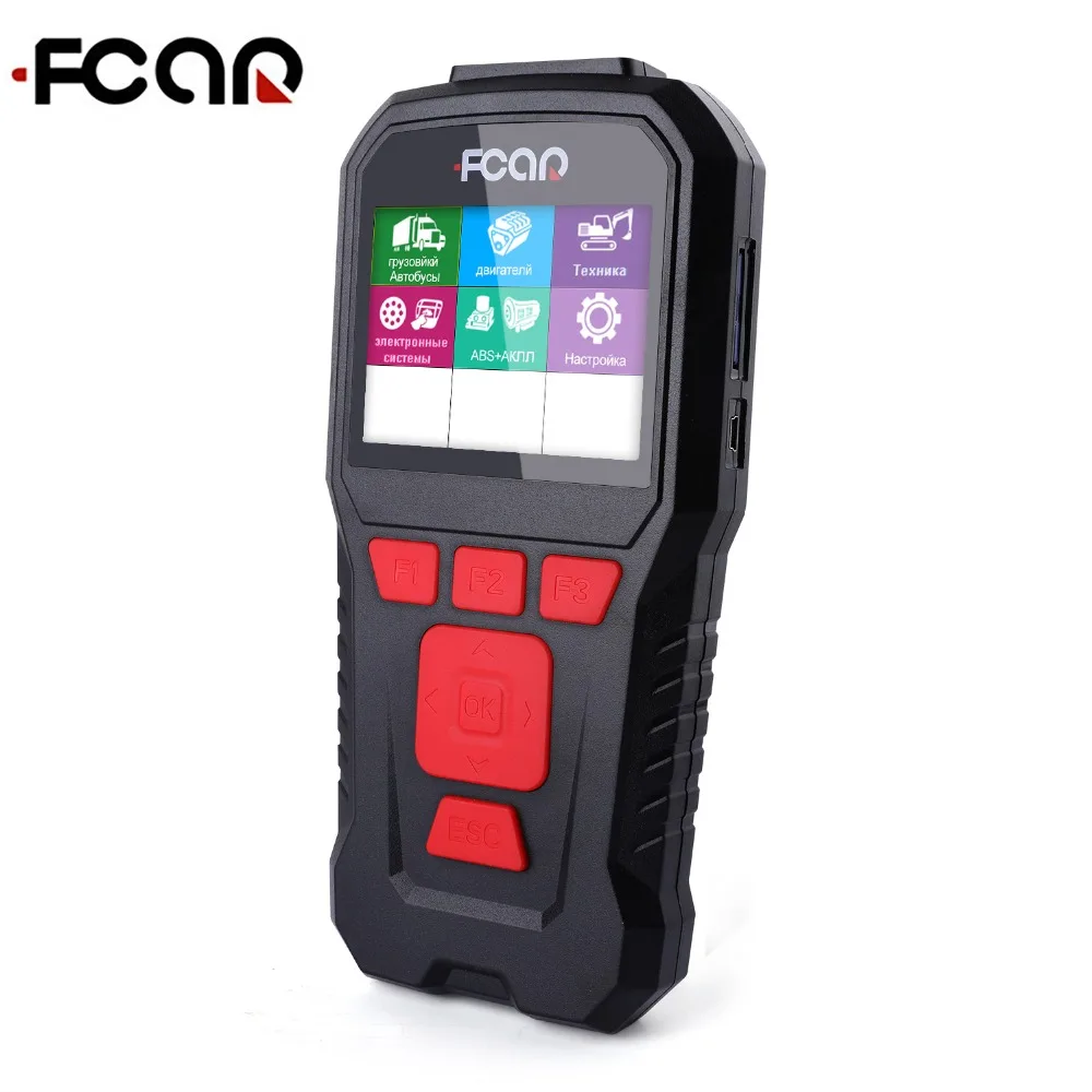 Fcar F 50R OBD Автосканер Для Дизельный тяжелый грузовик большой автобус экскаватор