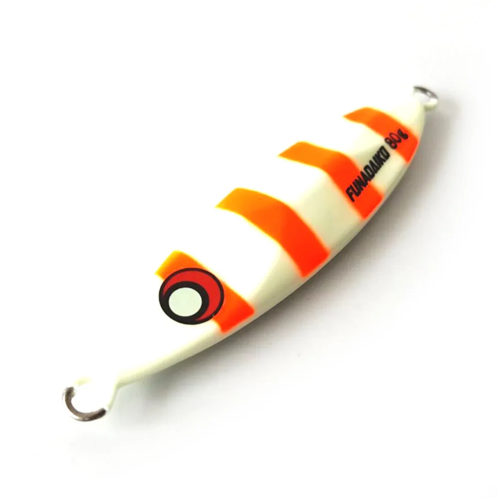 

5PCS Fishing Deep sea Metal Jigging Jigbait Spoon Lure spoon Hook baits 80g 120g 150g 210g 250g