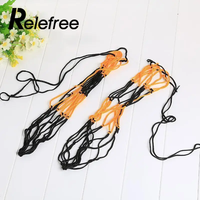 Relefree 5 шт. нейлоновая сумка-сетка для переноски мяча Сетчатая Сумка для тренировок футбола на открытом воздухе спортивная футбольная сеть портативное оборудование