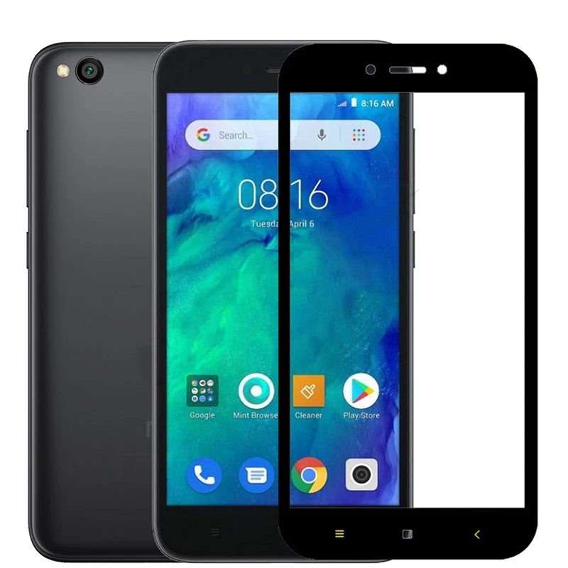 Защитная пленка для Xiaomi Redmi go 9h полное покрытие Защита экрана xiami 5 0 дюйма