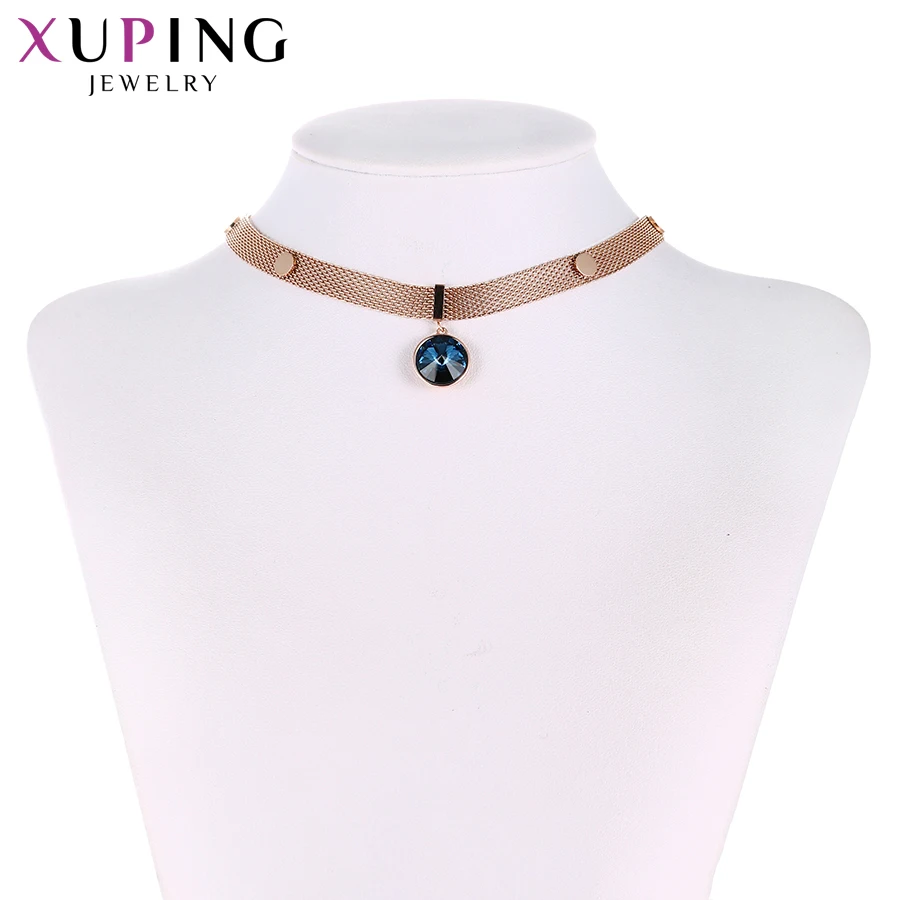 Xuping ювелирные изделия ожерелья в стиле "Ретро" кристаллы от Swarovski специальный дизайн подарок для персонализированной моды дамы S176.9-ожерелье-00993