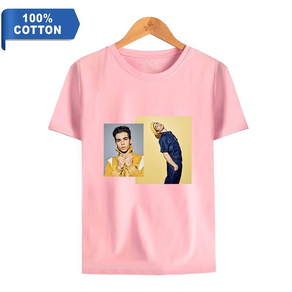 Cameron Boyce Футболка мужская Harajuku летняя хлопковая большого размера Мужская/Женская