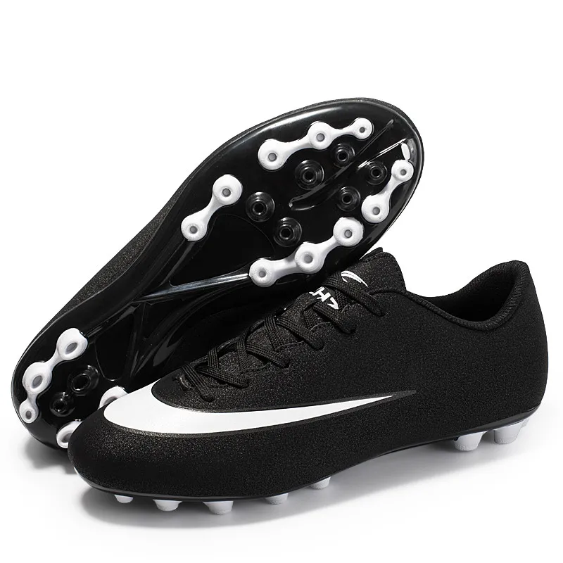 

ZHENZU Professional Soccer Shoes Men Cheap Football Boots Kids chuteira futebol zapatos de futbol Long Spikes Eur size 35-44