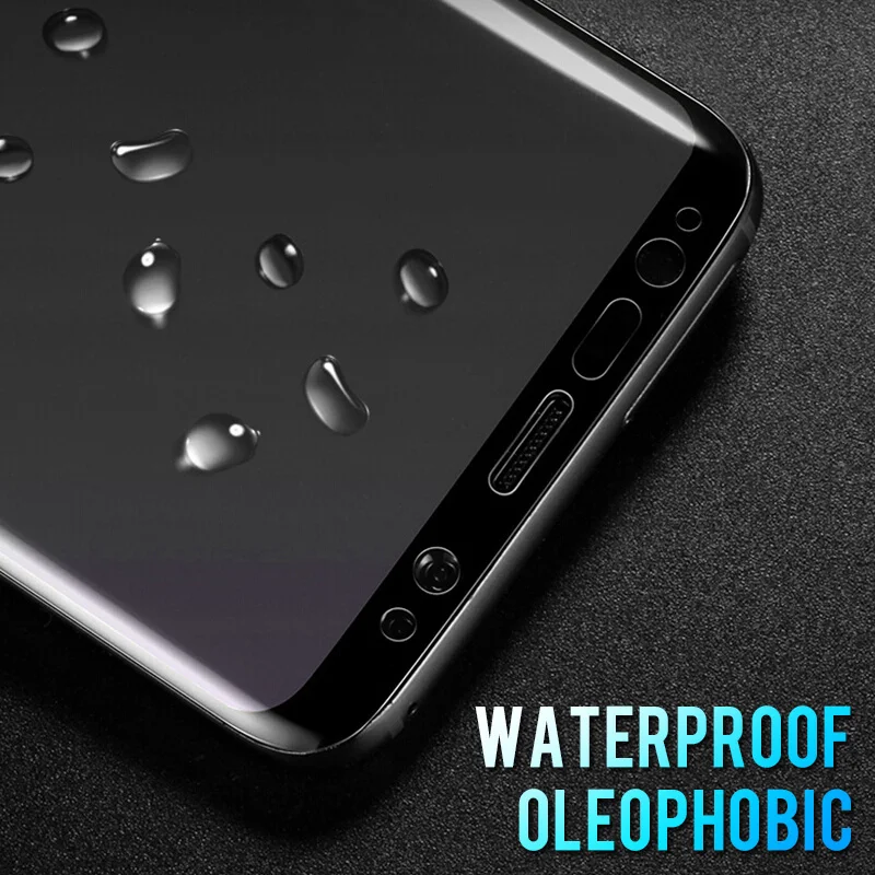 Закаленное стекло RHR 6D с закругленными краями для Samsung Galaxy Note 9 note 8 Защита экрана S8