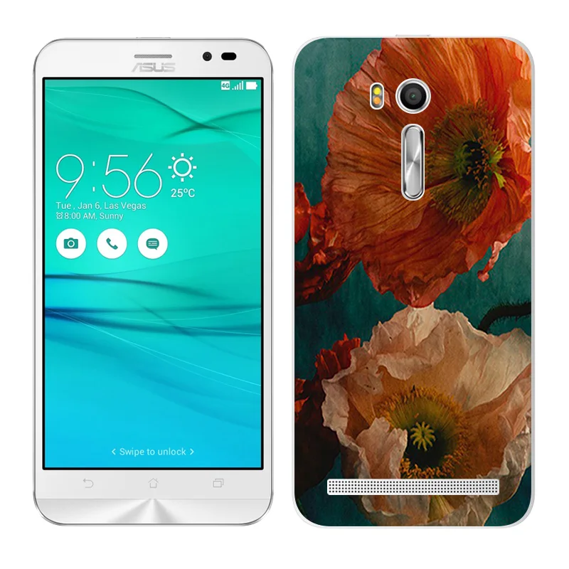 Чехол для Asus Zenfone Go ZB552KL мягкие чехлы телефонов из ТПУ чехол красивые силиконовые