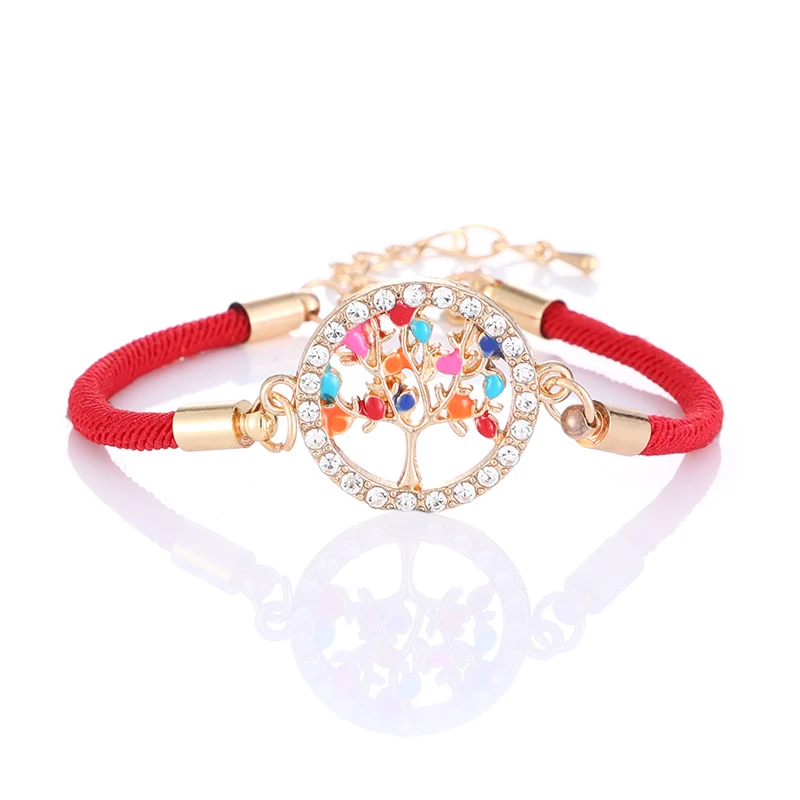 Модные очаровательные браслеты Древо жизни для женщин вечерние ювелирные