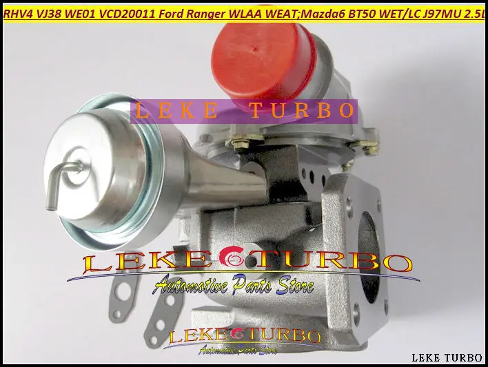 Турбокомпрессор Turbo RHV4 VJ38 WE01 WE01F VCD20011 для FORD Ranger WLAA WEAT MAZDA 6 2006 BT50 BT 50 WET WLC J97MU л кВт|turbo
