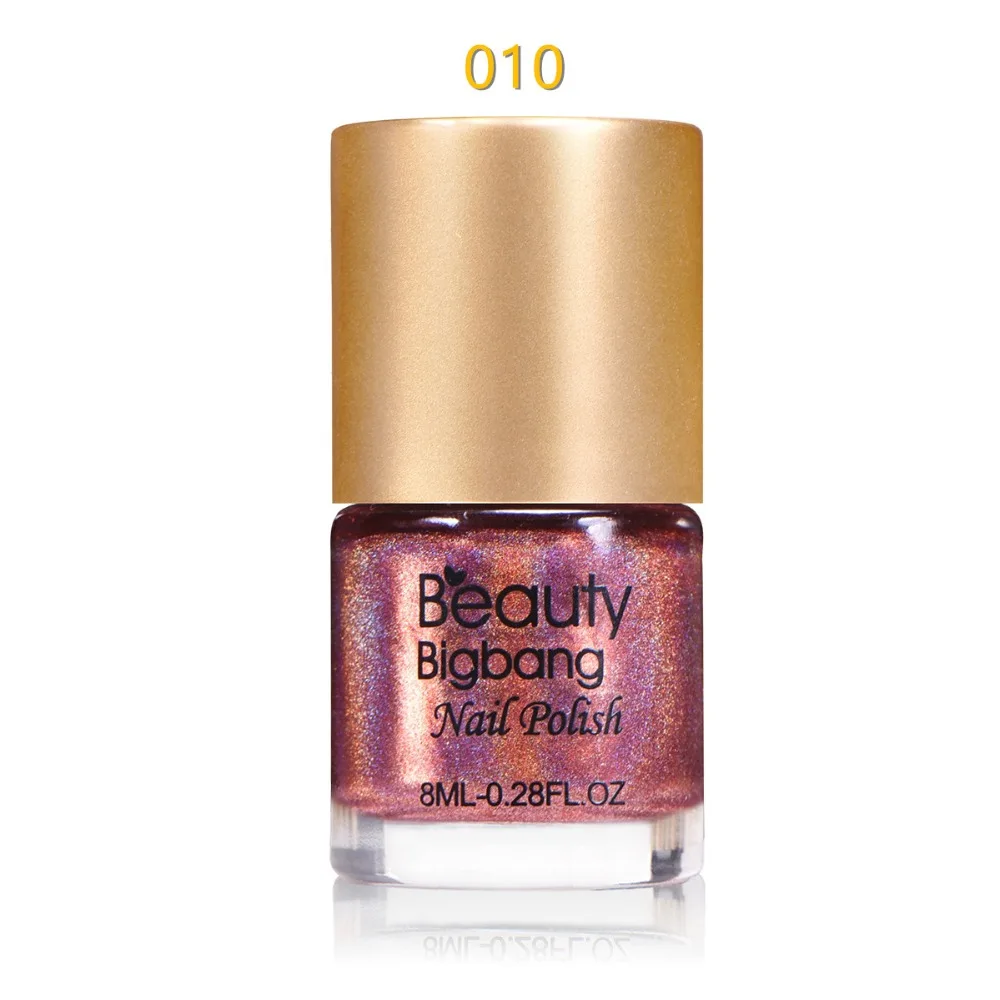 BeautyBigBang 12 цветов 8 мл голографический с голографическим блеском лак для ногтей Голограмма Эффект лак для ногтей инструменты для дизайна ногтей Полировка