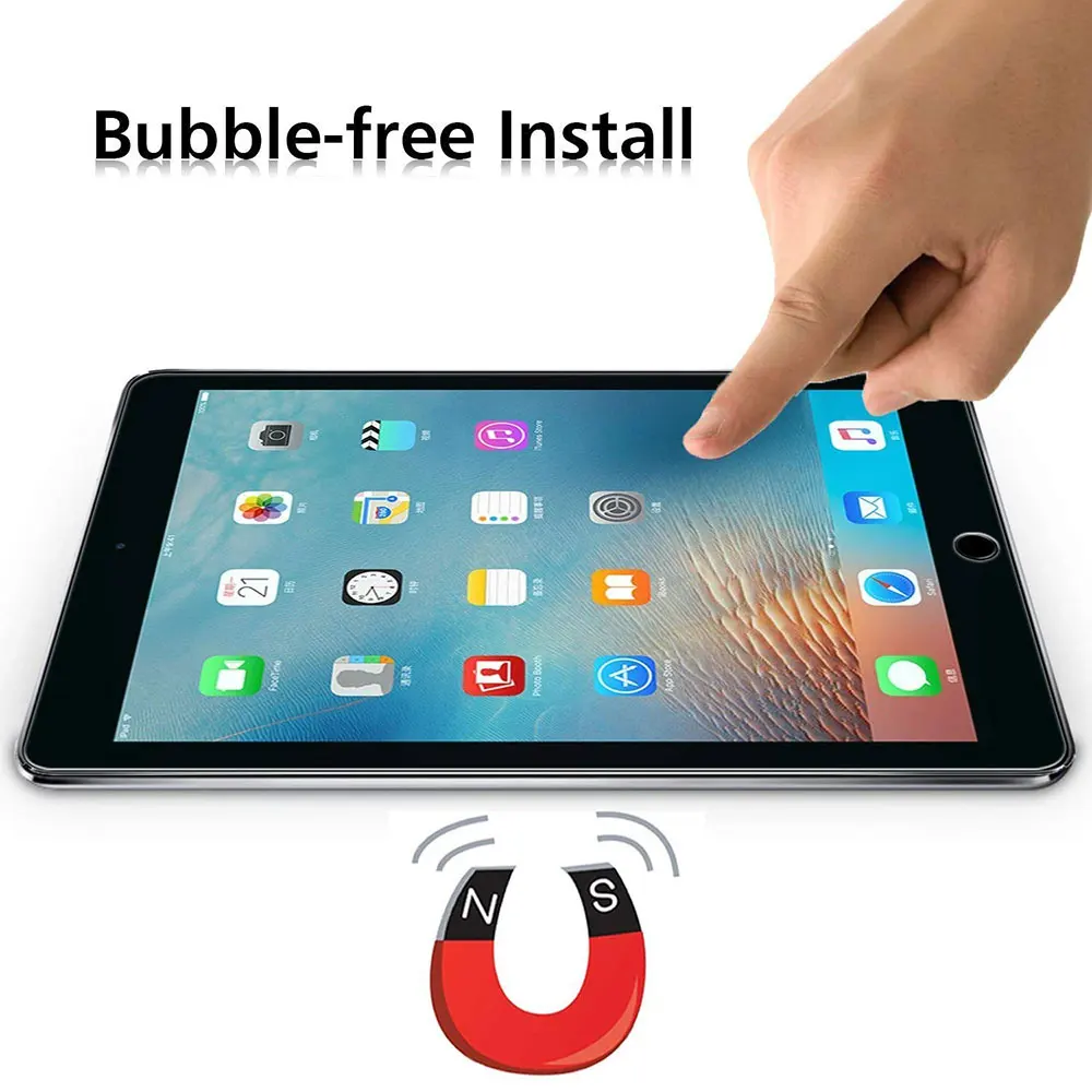 Ascromy 2 шт Закаленное стекло протектор экрана для Apple iPad Mini 4 1 3 Air Mini3 Mini4 verre tremp