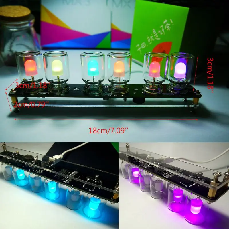 Творческий RGB цвет Φ 51 SCM DIY Электронный комплект красочная фотография|Детали и