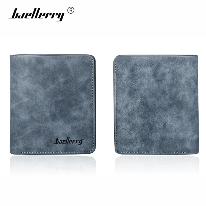 Винтаж baellerry кошелек Для мужчин маленький кожа бумажник мужчины короткий кошелёк