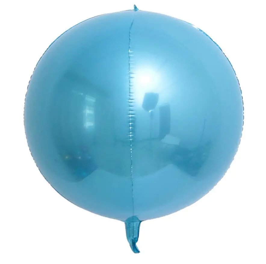 pearl blue 1 шт. 18/22/32 дюймов розовое цвета: золотистый, серебристый круглый 4D Фольга воздушные шары металлические День рождения Свадебные украшения детский Душ Поставки игрушка в подарок - Цвет: pearl blue