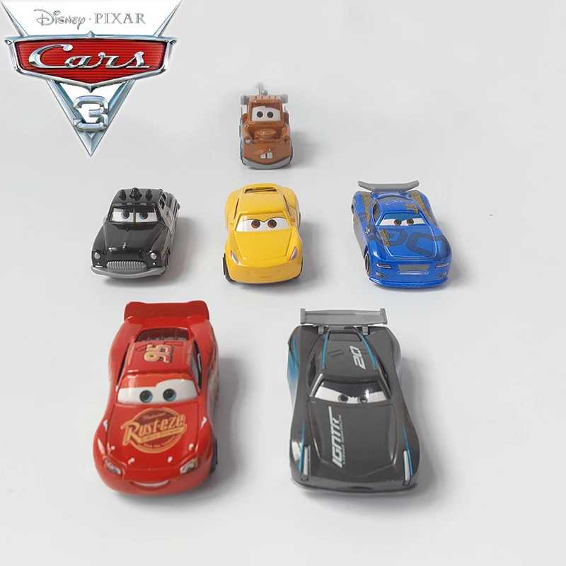 4 шт./набор детский автомобиль Тачки 3|pixar cars|mcqueen carsdisney pixar cars |