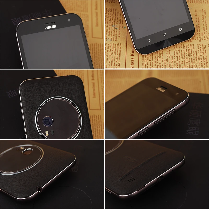 Оригинальный кожаный чехол ASUS ZenFone Zoom ZX551ML 4G Intel Atom Z3580 2 3 ГГц 4 Гб 64 5 дюймов