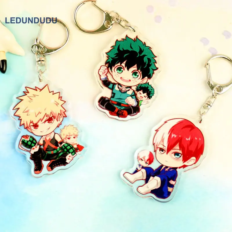 Мой герой Академия боку нет героев Todoroki Shoto фигурка мидория брелок bakugou katsuki