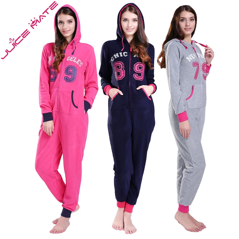 JuiceMate Плюс Размер Все В Один Кусок Костюм Playsuit Руно Письма Комбез Onesie Ползунки