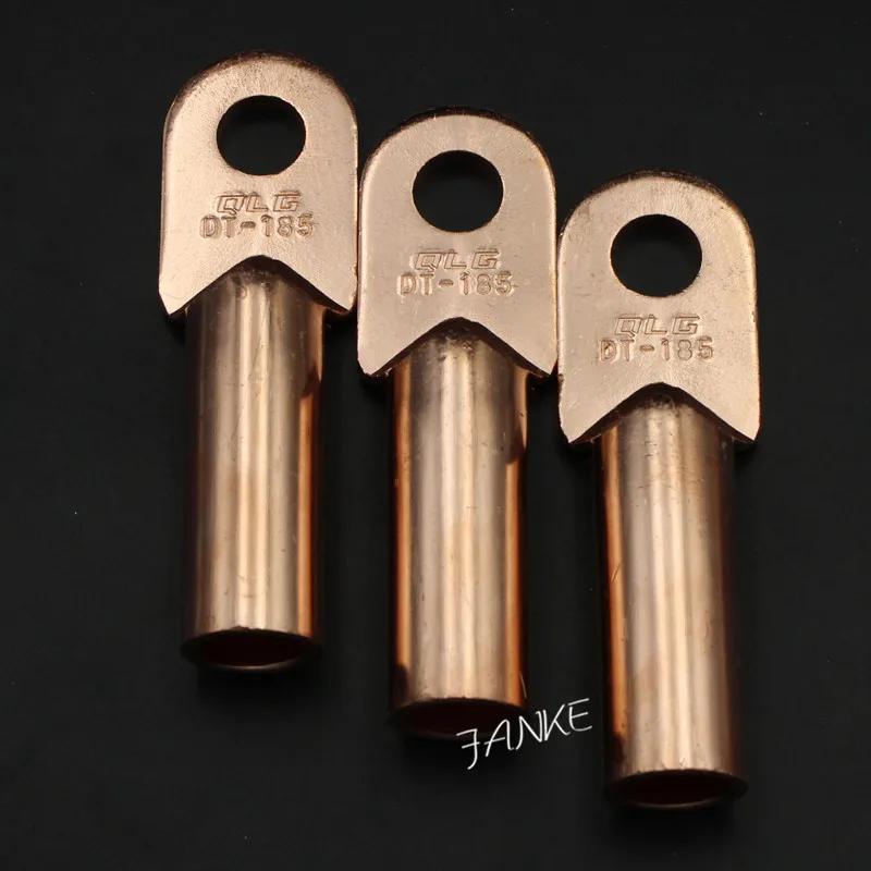 

1 шт. DT-185 185mm2 кабельный наконечник клеммный разъем медный тон для 17 мм Dia Болт электрическая силовая арматура национальный стандарт