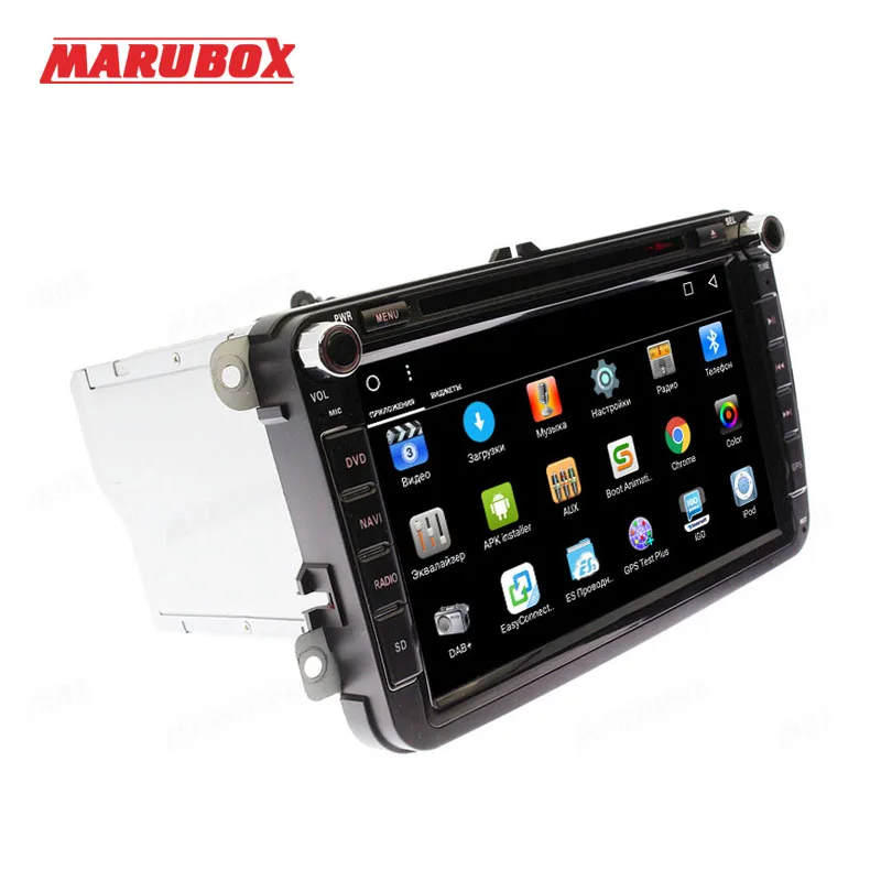 MARUBOX 2Din Android 8 для Volkswagen Passat B6 POLO GOLF 5 Skoda Octavia навигация GPS DVD стерео радио