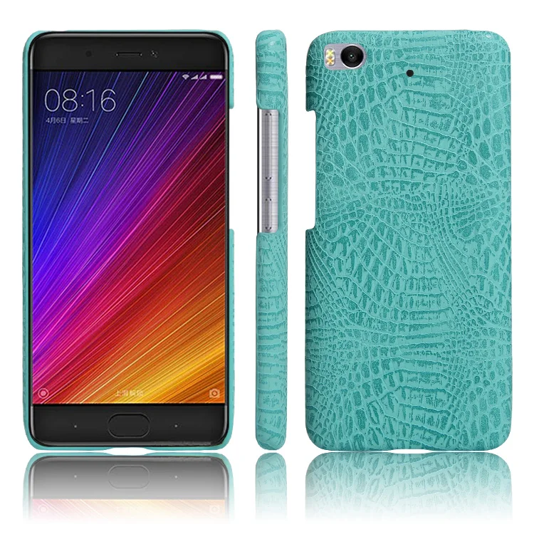 Luxury Crocodile Leather Case for XiaoMi 5s Plus Skin Pattern Cover Shockproof Hard Shell On Mi Phone Cases Fundas Bag |