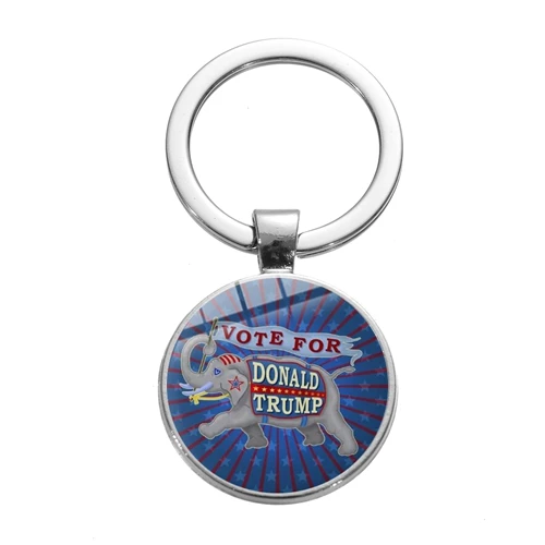 Style 4 SIAN Trump держать Америку большой брелок Дональд Трамп для президент США креативный принт брелок автомобильный брелок памятный подарок - Цвет: Style 4