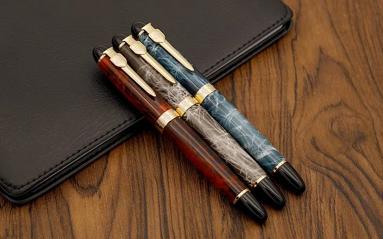 JINHAO X450A металлическая авторучка роскошный 0,5 мм чернильные ручки для каллиграфии для письма школы и офиса принадлежности Caneta