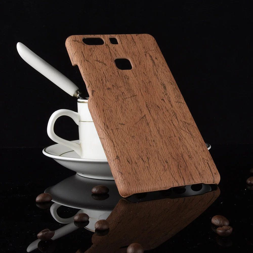 New arrival For Huawei P9 Plus VIE-L09 Case Vintage Wood PU Leather PC hard Cover DUAL VIE-AL10 hone Cases | Мобильные телефоны и