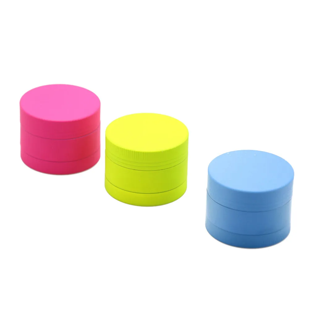 Новая модная резиновая краска конфетных цветов мясорубка для курения 40 мм 3