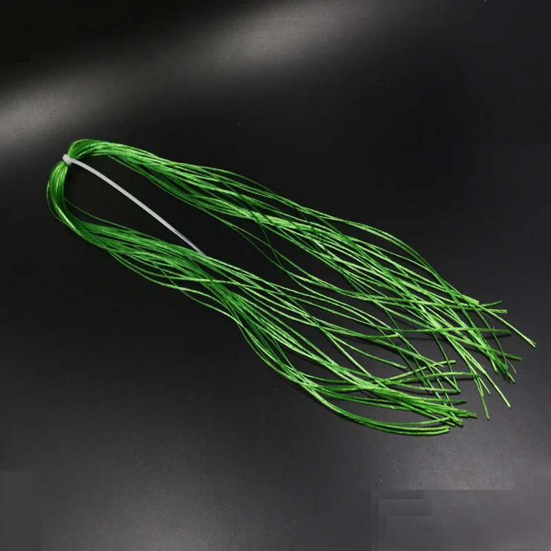grass green Королевский Sissi 2 упаковки Лайф Флекс спандекс нить для завязывания мушек материалы 15 дополнительных цветов супер тянущиеся спандекс резиновые ножки для тела нить - Цвет: grass green