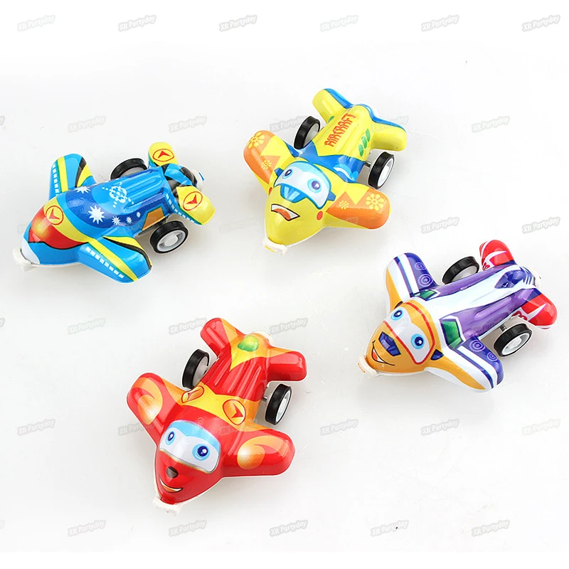 

Baby Toys Funny Clockwork Toys Baby Colorful Cartoon Mini Pull Back Air Plane Aircraft Toy Model Gift For Kids