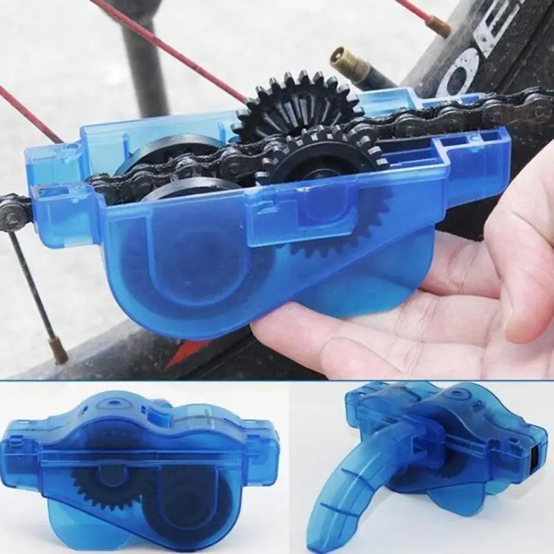 Bicycle Chain Cleaner Tools Kit Cycling Road Mountain Bike MTB Cleaning Brushes Wash Scrubber Accessories | Спорт и развлечения