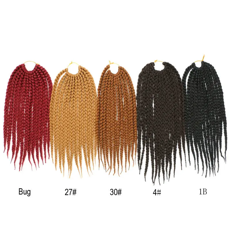 14 box crochet braids inches crotchet hair synthetic for braid |