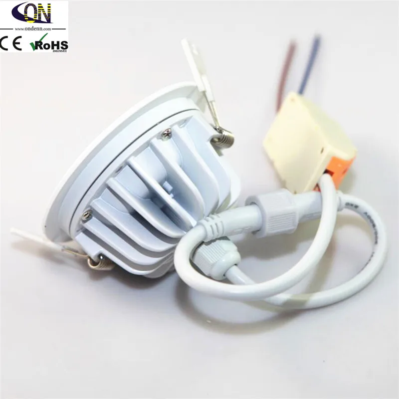 Водонепроницаемый 15 Вт Светодиодный светильник с регулируемой яркостью AC110V 220 В