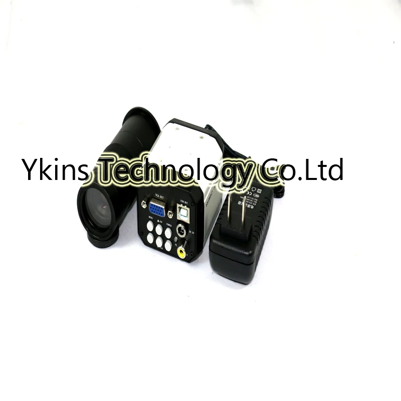 HD 3 в 1 цифровой промышленный микроскоп камера VGA USB AV ТВ выходы + 130X Объектив C-mount