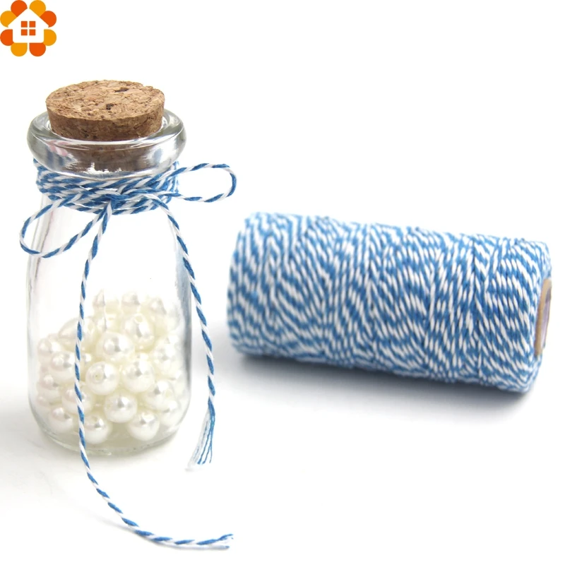 Новинка! 100 ярдов/рулон хлопчатобумажная плетеная полоска для рукоделия леска