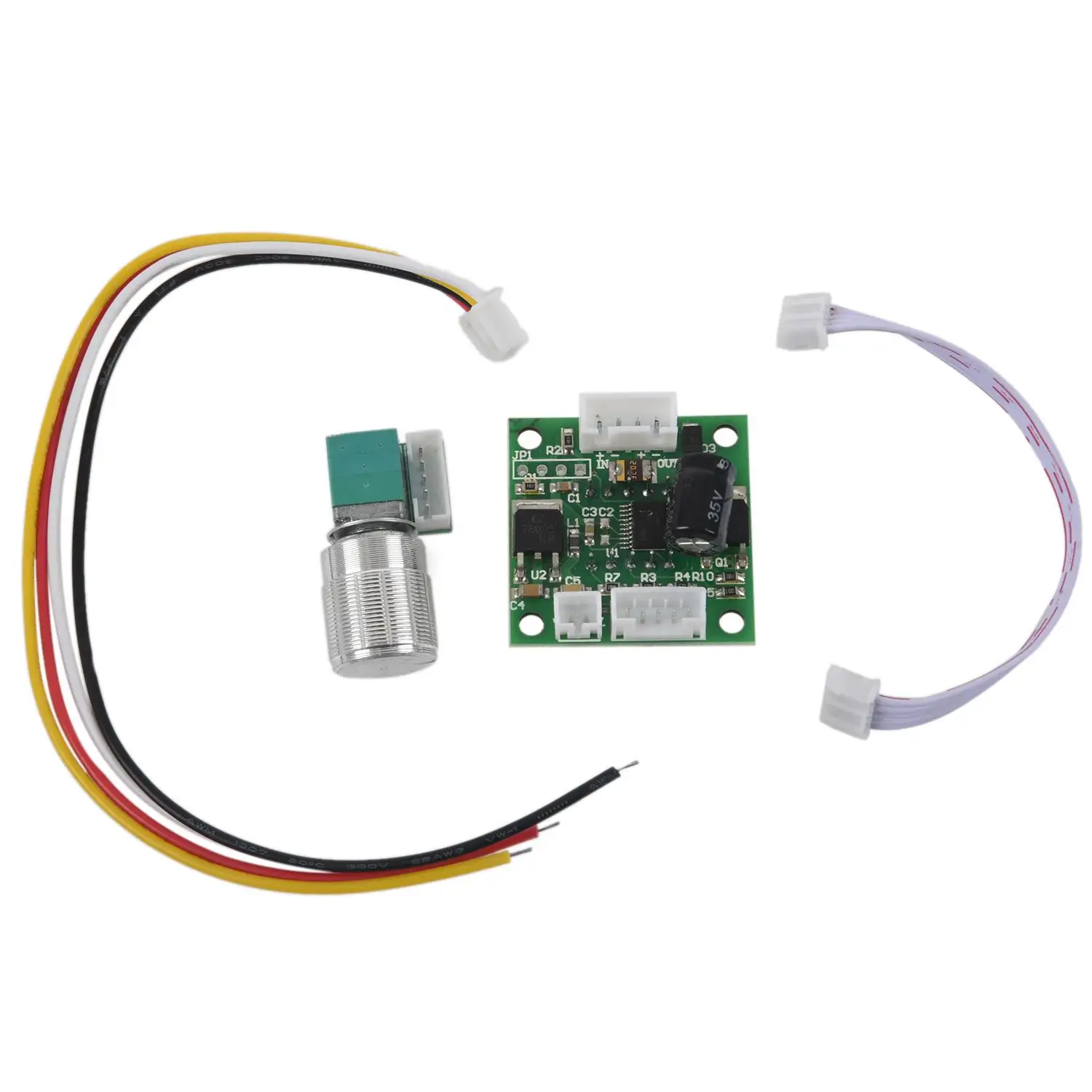 6V-28V 10A Motor Electronic Pump Fan Speed Control Module with Digital Display green | Обустройство дома