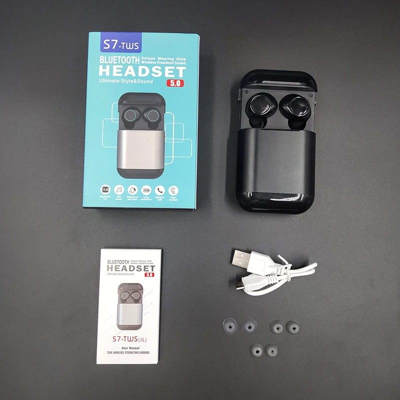 Наушники M & J Bluetooth 5 0 настоящие беспроводные наушники TWS спортивные